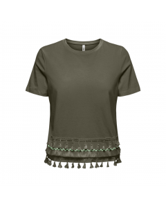 ONLY FILIPPA LIFE S/S  TASSEL TOPS JRS