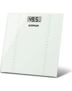 Bilancia Pesapersona Elettronica 150 Kg in Vetro Bianco G3005201