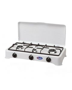 Fornello a Gas Metano/GPL 3 Fuochi per Uso esterno Bianco FO300CBGPMU