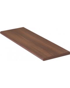 Set 5 Mensole in Truciolare 'Amica' 120 x 25 x 2,5 Noce - 342/21