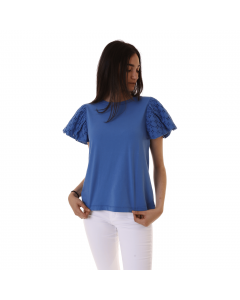 BUNF T-SHIRT COTONE SANGALLO DONNA