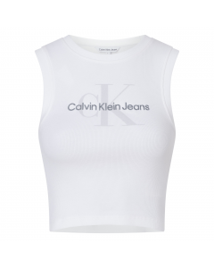 CALVIN KLEIN JEANS ARCHIVAL MONOLOGO RIB TANK TOP