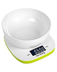 Bilancia da Cucina Digitale Peso Max 5 Kg colore Verde - INN-132G