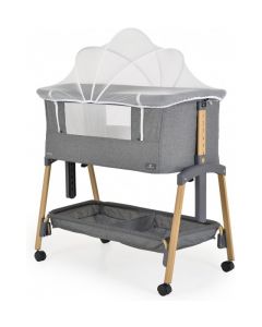 Lettino Culla Neonato da Campeggio Fianco Letto Co-sleeping Grey - Adoro