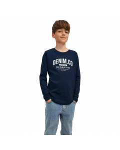 JACK JONES KIDS JJEJEANS TEE LS O-NECK NOOS