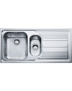 Lavello Cucina 1 Vasca e mezza Gocc. dx 100 Cm Inox Logica 101.0086.252