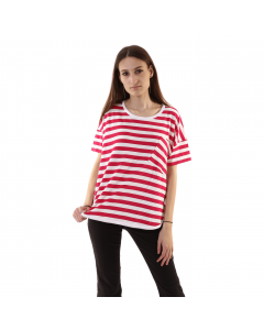 BUNF T-SHIRT VISCOSA RIGATA DONNA