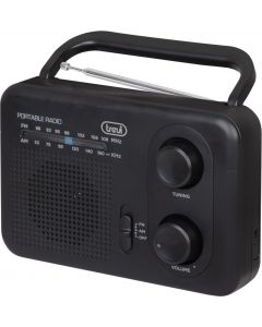 Radio Portatile Analogica FM con Ingresso AUX Nero 0RA7F6400