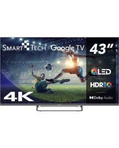 Smart TV 43&quot 4K Ultra HD QLED Sistema Google TV Nero 43QG02V