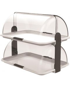Vetrinetta Bar Doppia cm 46.5x31.5x40.5h colore Bianco ROB179