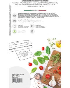 Sacchetti Sottovuoto Busta 50 Sacchetti di plastica 25x35 cm ANP1129