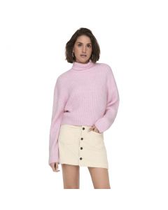 ONLY ONLMELANIE L/S ROLLNECK PULLOVER KNTNOOS PINK LADY
