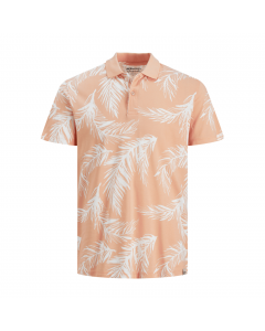 JACK JONES JORBREEZY AOP POLO SS ORGANIC LN