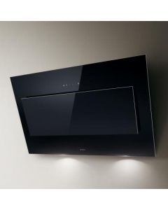 Cappa Cucina Filtrante Parete 120 cm x 33 cm Nera VERTIGO BL/F/120