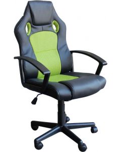 Poltrona Da Gaming Uncharted in Poliuretano Cm 61x65x104-113.5 h Verde