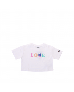 CHAMPION LIGHT COTTON JERSEY CROP OVERSIZED T-SHIRT