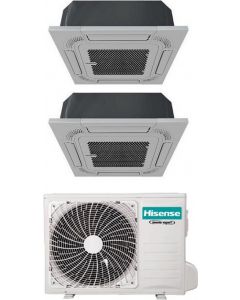 Climatizzatore a Cassetta 4 Vie Dual Split 9+9 A++/A+ 2AMW52U4RXC Turbo