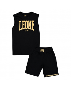 LEONE COMPLETO TANK+SHORT GOLD JUNIOR