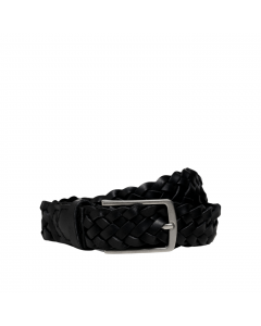 JACK JONES COLE BRAIDED LEATHER BELT