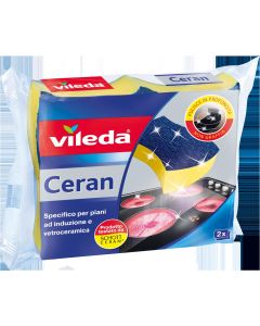 Spugna Abrasiva Ceran in Microfibra 2 Pezzi colore Blu e Giallo 153104