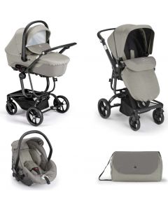 Taski Sport - Passeggino Trio Leggero Modulare da 0-4 Anni Beige melange