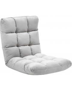 Poltrona Relax Terra Reclinabile fino 180&deg 71x55x53.5cm Grigio Chiaro