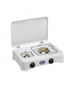 Fornello a Gas Metano 2 Fuochi per Uso esterno Bianco 5325 CBm PFO25EBGM