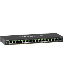 GS316P Non gestito Gigabit Ethernet 10/100/1000 PoE Nero GS316P-100EUS