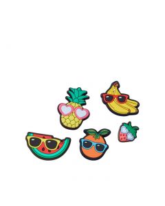 CROCS JIBBITZ 5PK CUTE FRUIT WITH SUNNIES