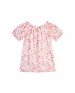 SUNDEK ABITO OFF SHOULDER CON STAMPA ROLLING FLOWER