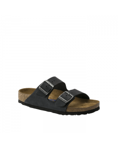 BIRKENSTOCK ARIZONA SFB LEATHER BLACK