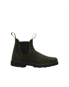 BLUNDSTONE #1615 ORIGINALS SERIES DARK OLIVE WAXED SUEDE