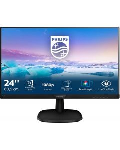 Monitor PC 23.8&quot FHD 250 cd/m&sup2 Risposta 5 ms HDMI DVI Nero 243V7QDAB/00