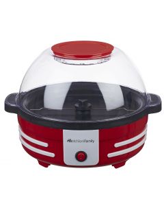 Macchina Pop Corn 850W con Piastra Antiaderente Rosso Bianco 118370002