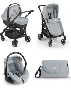 Comby Passeggino Trio Leggero Compatto Pieghevole 0-3A Grigio