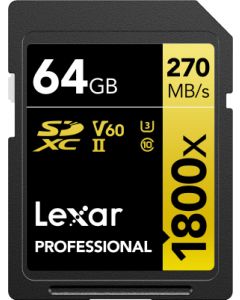 Scheda di Memoria 64 GB SDXC UHS-II Classe 10 - LSD1800064G-BNNNG