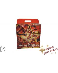 Box Panettone Scenario Natale cm 33x25x42h 821035