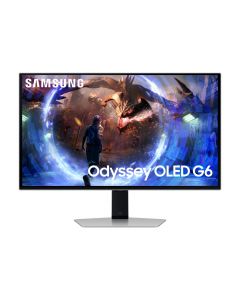 Monitor PC Gaming 27&quot QHD OLED 2560x1440 Argento LS27DG600SUXEN Odyssey