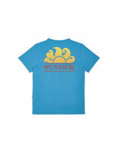 SUNDEK MINI NEW HERBERT T-SHIRT CON LOGO STAMPA SHADED