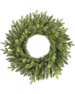 Corona Natalizia &oslash45 in Polietilene e Pvc colore Verde 008585