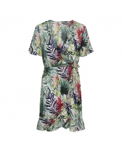 JACQUELINE DE YONG STARR LIFE S/S WRAP DRESS WVN