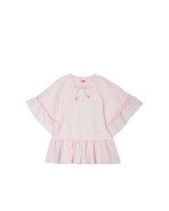 SUNDEK MINI KAFTANO IN COTONE VICHY