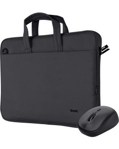 Borsa per Notebook 16&quot Valigetta Ventiquattrore Nero + Mouse Bologna 24988