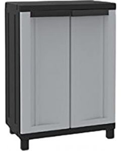 Armadio Tuttopiani Twist Black Ppl Grigio Nero 2 Ante cm 68x39 H.cm 91,5