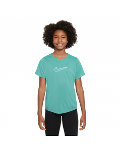 NIKE ONE GIRLS' DRI-FIT SHORT-SLEEVE TOP