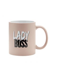 PIU' FORTY MUG ROSA LADY BOSS