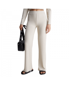 CALVIN KLEIN JEANS ELONGATED RIB PANTS