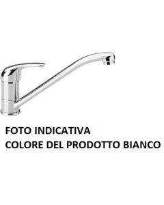 Miscelatore Cucina Rubinetto Monocomando Bianco BI8007