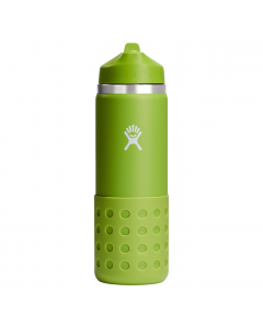 HYDRO FLASK 20 OZ WIDE MOUNTH STRAW LID AND BOOT STREAM