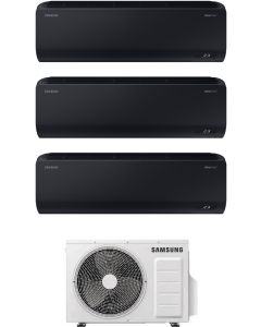 Climatizzatore Trial split 7+7+12 Inverter AJ068TXJ3KG Windfree Black